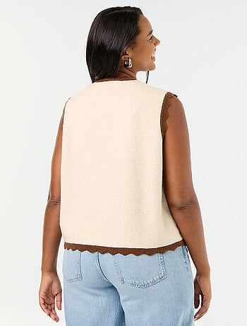 Mouwloos gilet