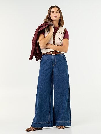 Mouwloos gilet met V-hals