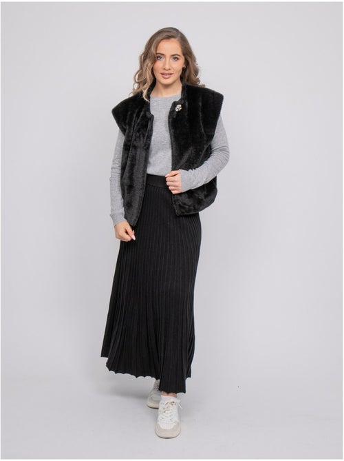 Mouwloos gilet van imitatiebont ulla - Kiabi