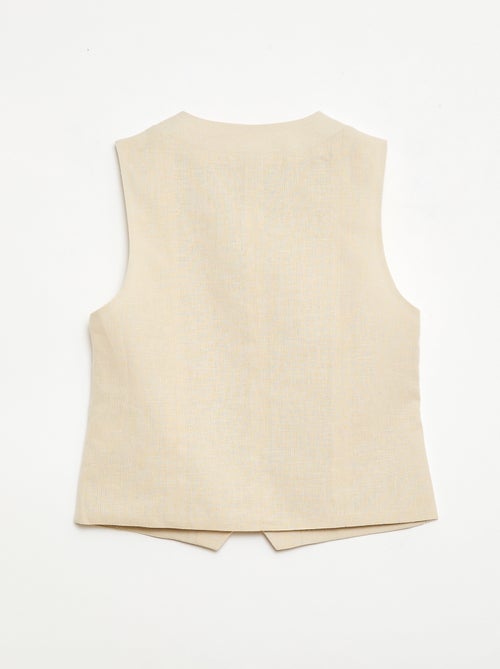 Mouwloos kostuumgilet - Kiabi