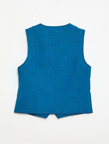 Mouwloos kostuumgilet