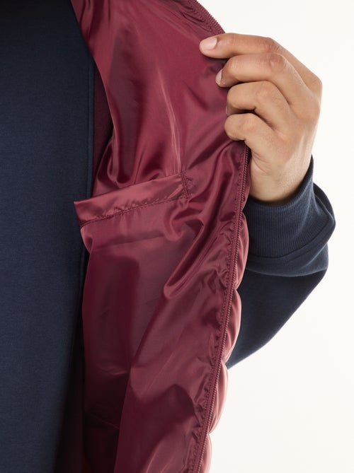 Mouwloos licht donsjas met opstaande kraag - Kiabi