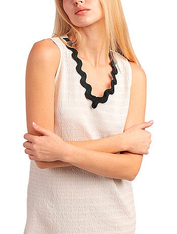 Mouwloos nachthemd luxe waves