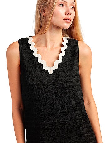 Mouwloos nachthemd luxe waves