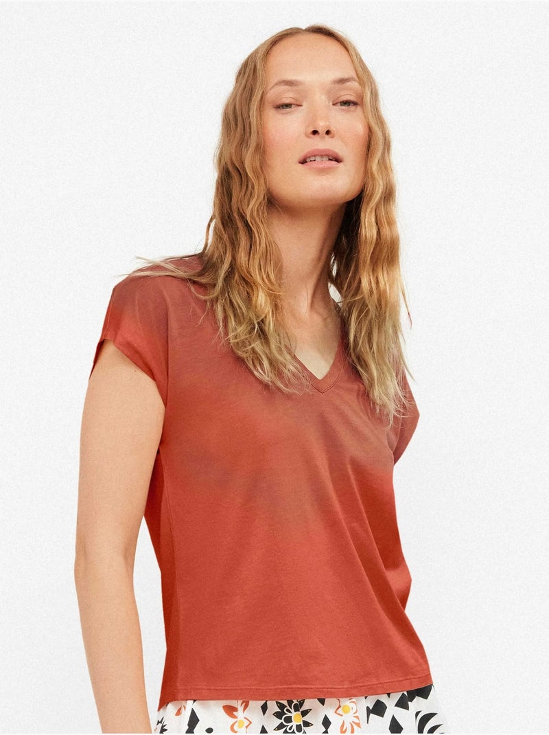 Mouwloos shirt in blauwe kleur Terracotta - Kiabi