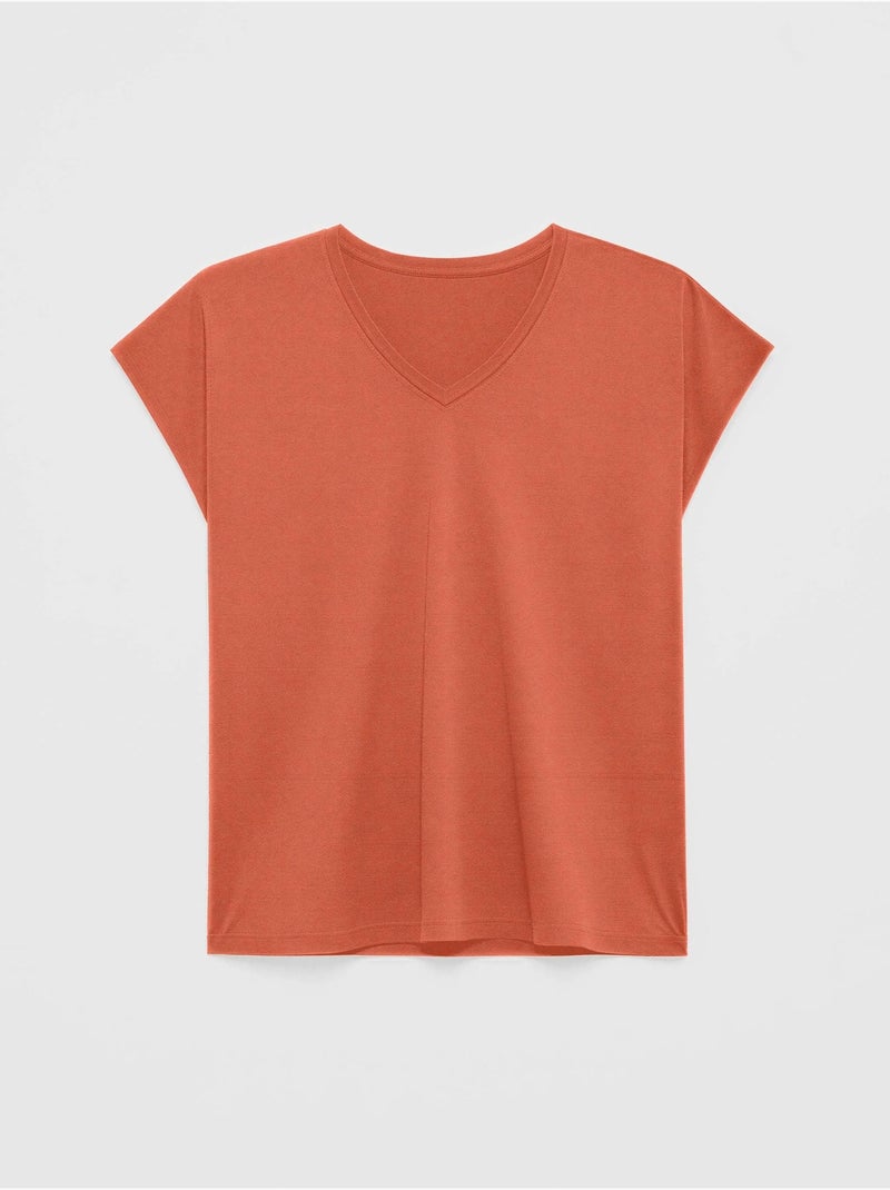 Mouwloos shirt in blauwe kleur Terracotta - Kiabi