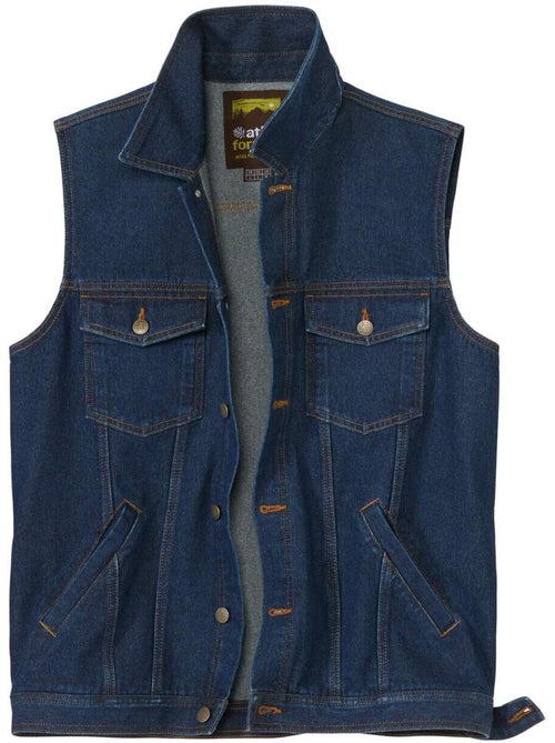 Mouwloos spijkerjack  - atlas for men - Kiabi