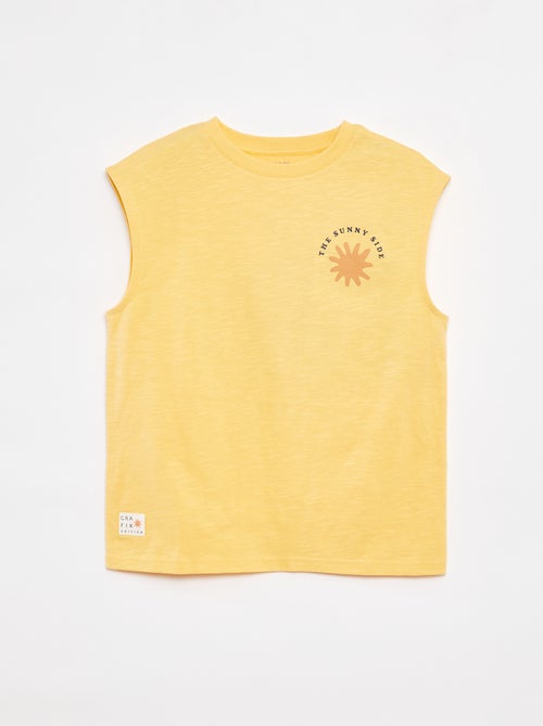 Mouwloos T-shirt - Grafik Edition - Kiabi