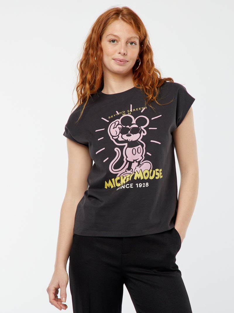 Mouwloos T-shirt 'Disney' ZWART - Kiabi