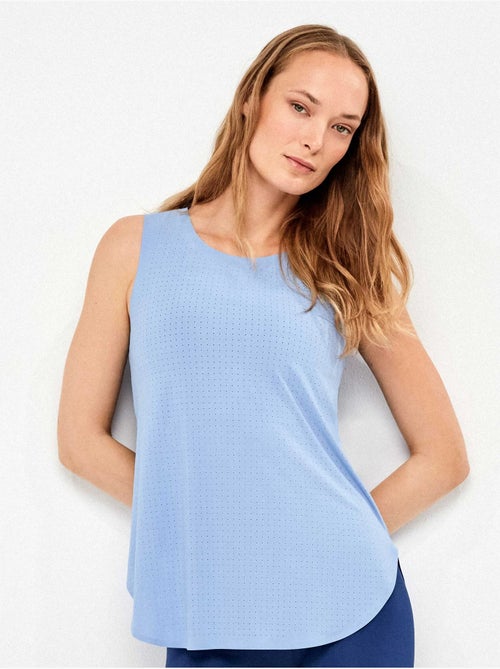 Mouwloos t-shirt met open rug - Kiabi