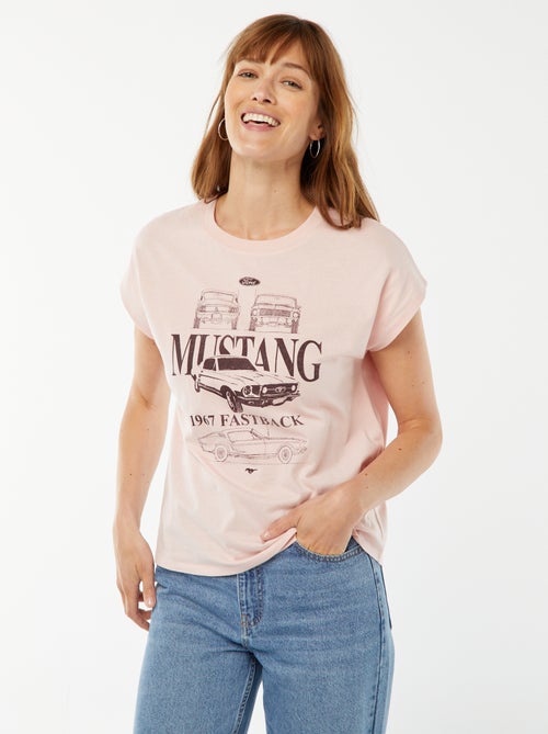 Mouwloos T-shirt 'Mustang' 'Ford' - Kiabi