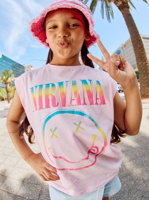 Mouwloos T-shirt 'Nirvana' - Kiabi