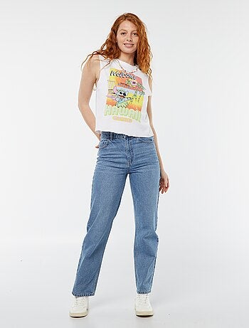 Mouwloos T-shirt 'Stitch' 'Disney'