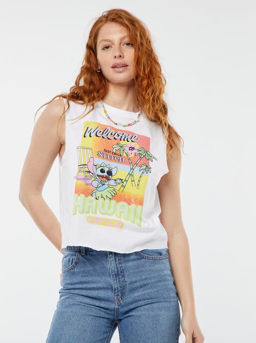Mouwloos T-shirt 'Stitch' 'Disney' - Kiabi