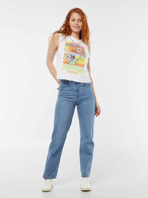 Mouwloos T-shirt 'Stitch' 'Disney' - Kiabi