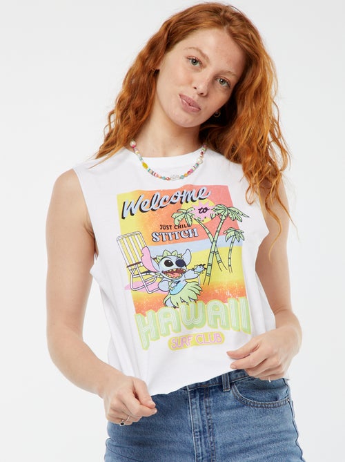 Mouwloos T-shirt 'Stitch' 'Disney' - Kiabi