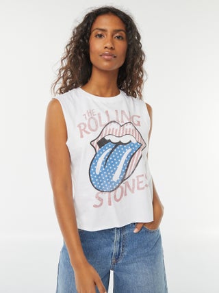 Mouwloos T-shirt 'The Rolling Stones'