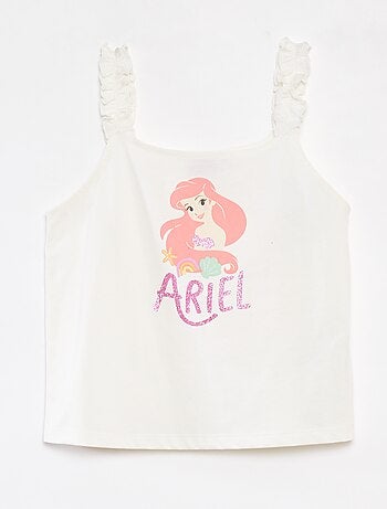 Mouwloos topje met ruchebandjes 'Disney'