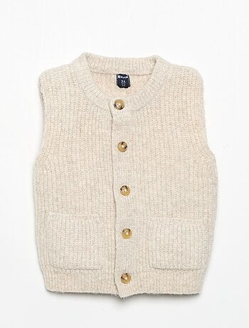 Mouwloos vest met zakken