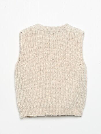 Mouwloos vest met zakken
