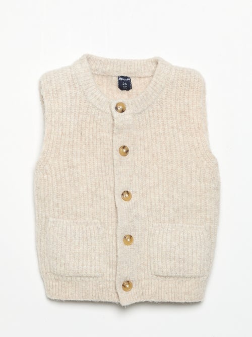 Mouwloos vest met zakken - Kiabi