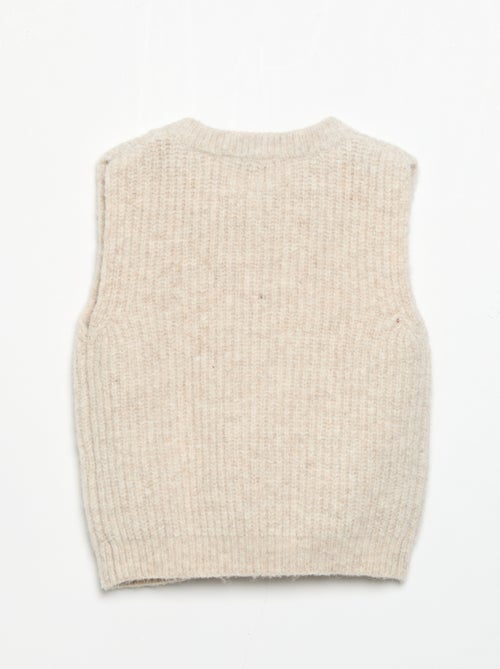 Mouwloos vest met zakken - Kiabi