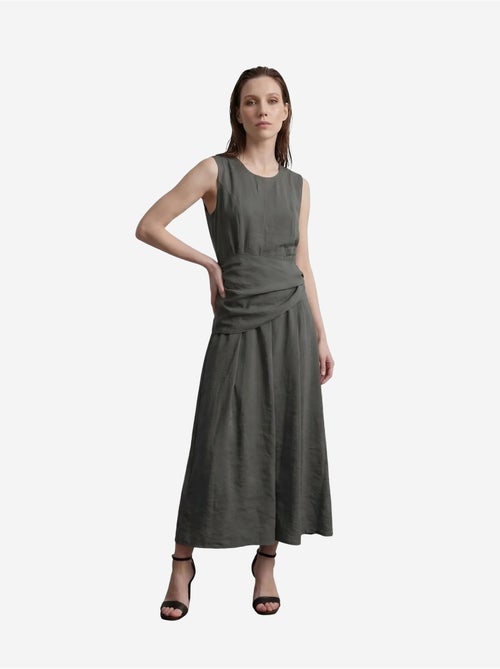 Mouwloze a-lijn midi-jurk my fashion - Kiabi Mouwloze a-lijn midi-jurk my fashion - Kiabi