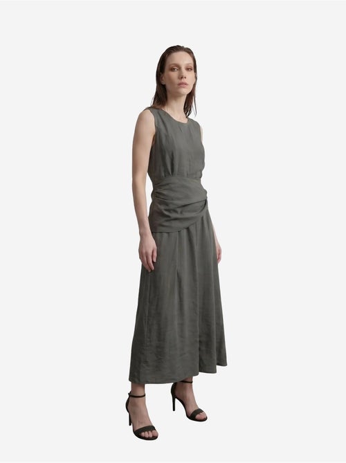 Mouwloze a-lijn midi-jurk my fashion - Kiabi Mouwloze a-lijn midi-jurk my fashion - Kiabi