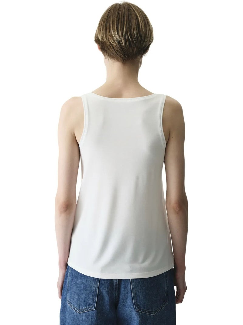 Mouwloze basic top modal penti Gebroken wit - Kiabi
