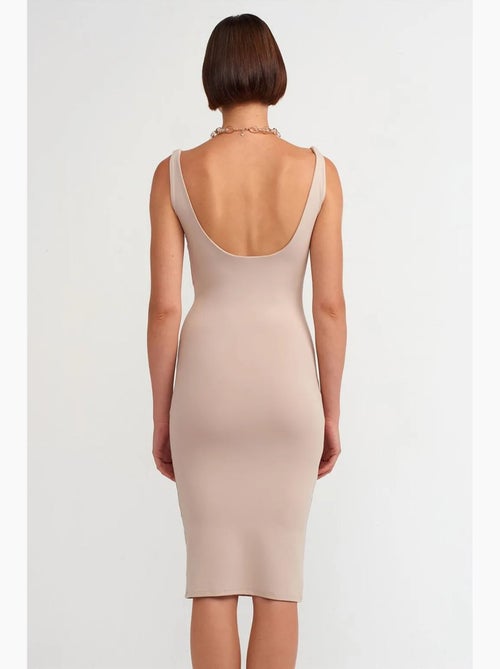 Mouwloze bodycon midi-jurk dilvin - Kiabi Mouwloze bodycon midi-jurk dilvin - Kiabi