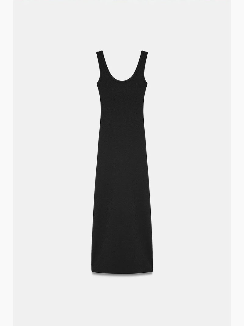 Mouwloze bodycon midi-jurk dilvin Zwart - Kiabi
