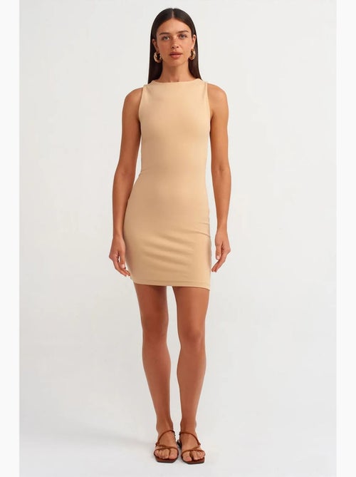 Mouwloze bodycon minijurk dilvin - Kiabi Mouwloze bodycon minijurk dilvin - Kiabi