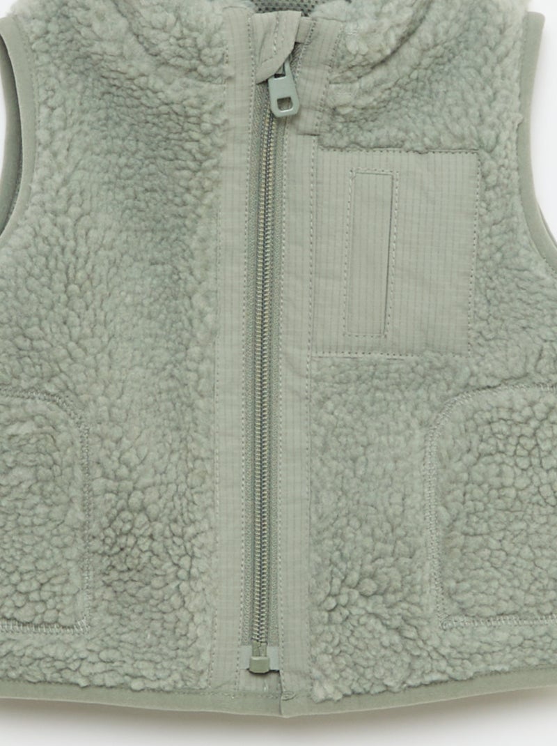 Mouwloze bodywarmer Groen - Kiabi