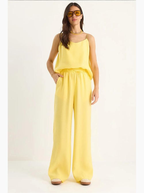 Mouwloze camisole en wijde broek (combinatieset) lucci - Kiabi