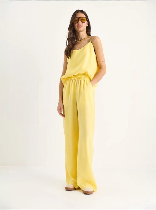Mouwloze camisole en wijde broek (combinatieset) lucci - Kiabi