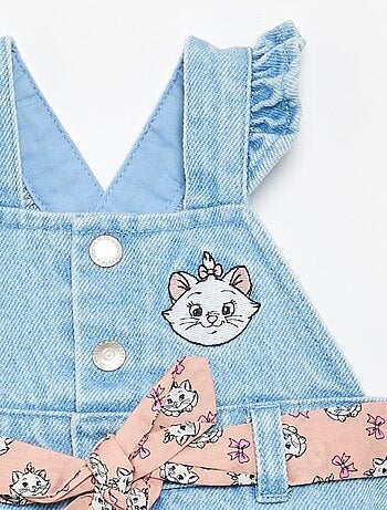 Mouwloze denim jurk