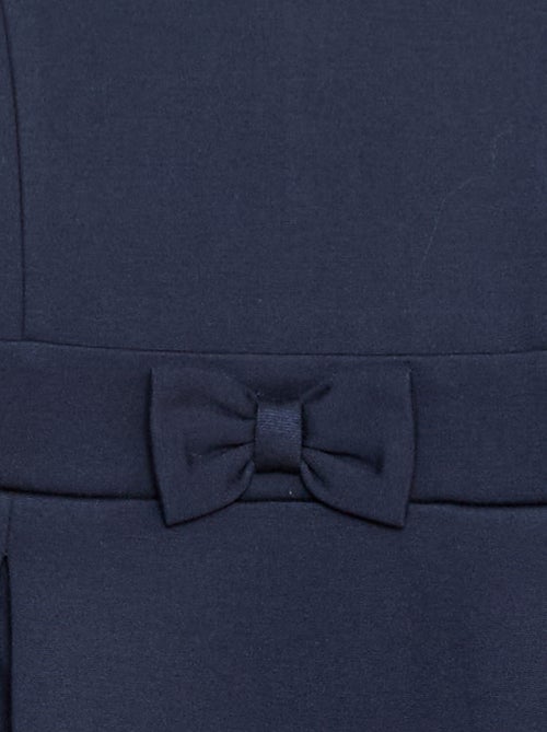 Mouwloze, effen jurk met plooien - Kiabi