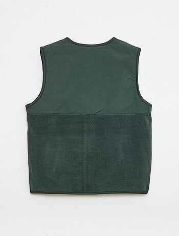 Mouwloze fleece bodywarmer