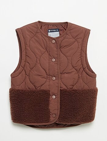 Mouwloze gewatteerde bodywarmer