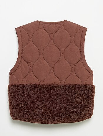 Mouwloze gewatteerde bodywarmer