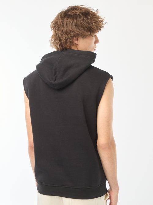 Mouwloze hoodie van warme joggingstof - Kiabi