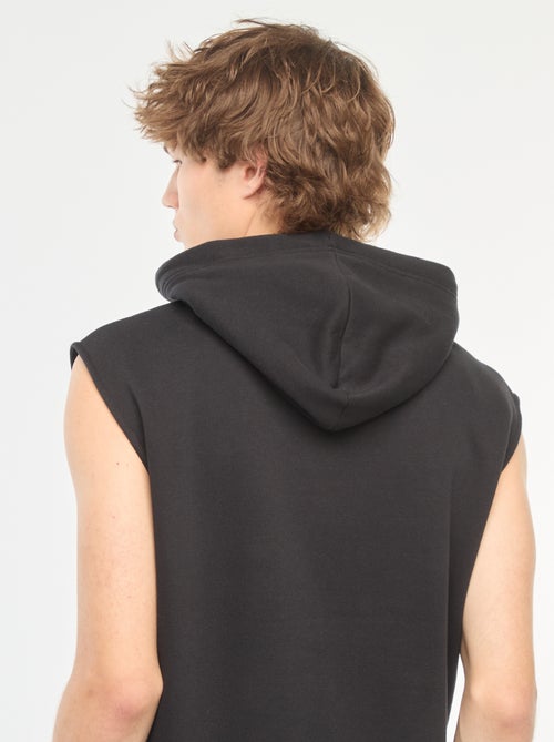 Mouwloze hoodie van warme joggingstof - Kiabi