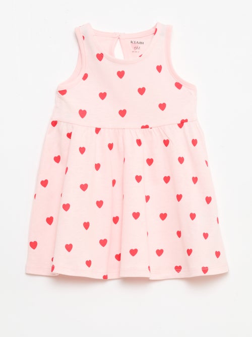 Mouwloze jurk met tekstprint - Kiabi Mouwloze jurk met tekstprint - Kiabi