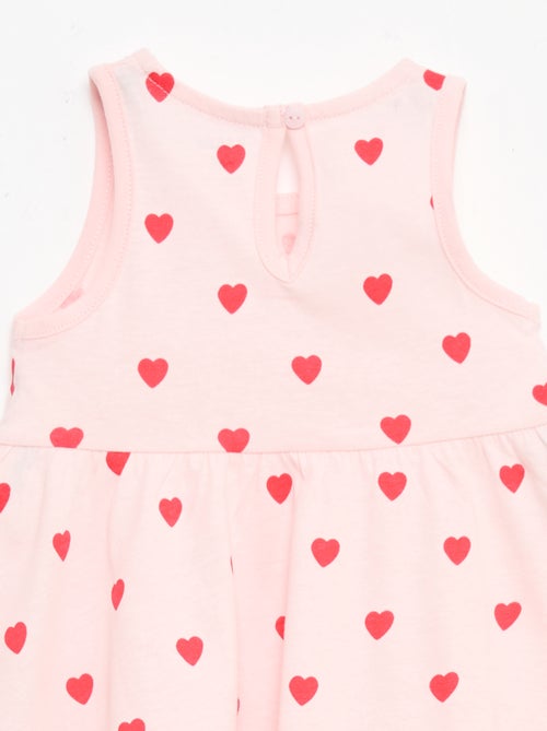 Mouwloze jurk met tekstprint - Kiabi Mouwloze jurk met tekstprint - Kiabi