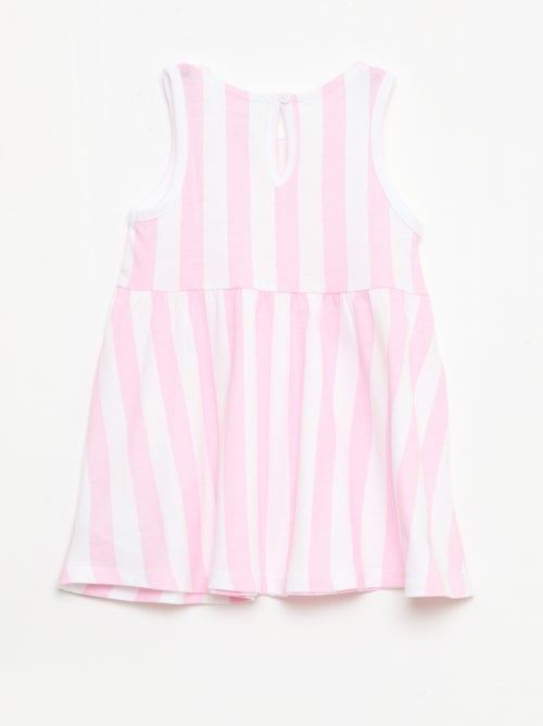 Mouwloze jurk met tekstprint - Kiabi Mouwloze jurk met tekstprint - Kiabi