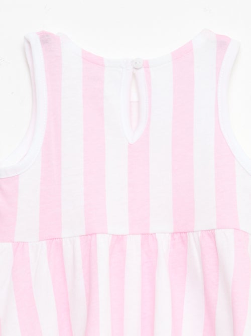 Mouwloze jurk met tekstprint - Kiabi Mouwloze jurk met tekstprint - Kiabi