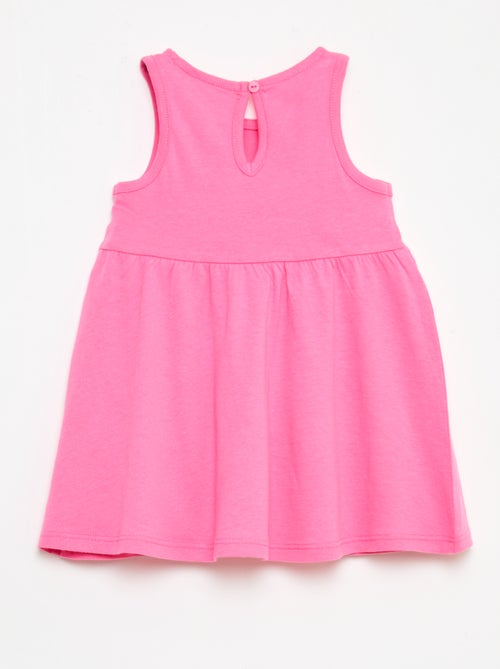 Mouwloze jurk met tekstprint - Kiabi Mouwloze jurk met tekstprint - Kiabi