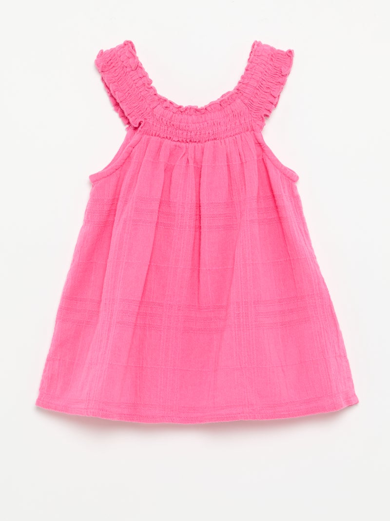 Mouwloze jurk van dobbystof Rose - Kiabi