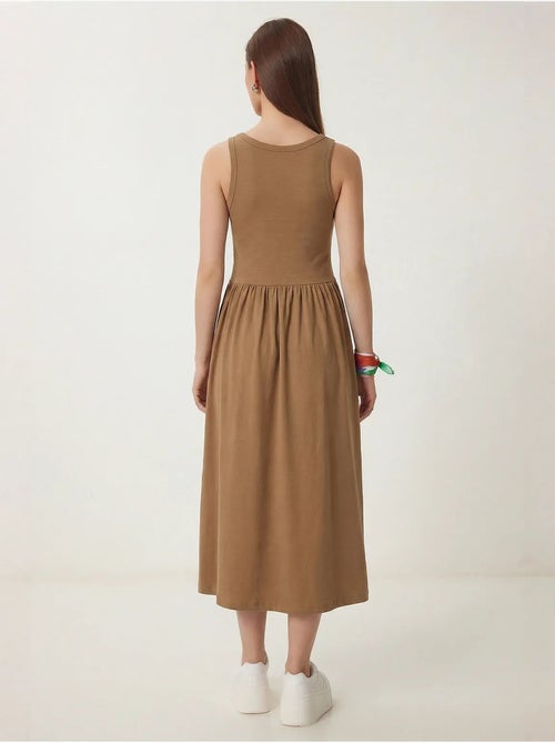 Mouwloze midi-jurk met ronde hals istanbul - Kiabi Mouwloze midi-jurk met ronde hals istanbul - Kiabi