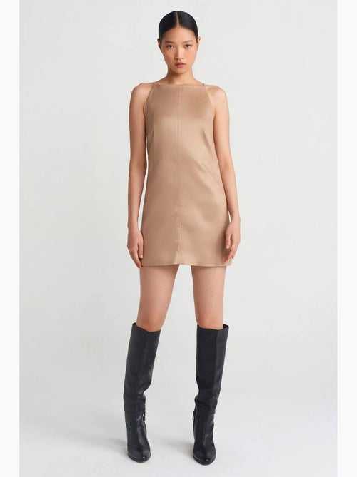 Mouwloze mini-jurk met rits dilvin - Kiabi